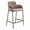 Brown, variant on Marcel Counter Stool Brown Counter Stool, Modern Style, Shearling style fabric, Plywood, Indoor Bar