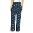 thumbnail image 3 of Balery Octopus Sea Life print Women's Pajama Pants,Ultra Lightweight Pjs,Lounge Pant-Small, 3 of 9