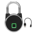 thumbnail image 2 of Intelligent Fingerprint Lock,   APP Lock,Anti-Theft Keyless Lock, Cabinet Lock, IP65 Waterproof Long Standby Time, Portable USB Rechargeable, 2 of 8