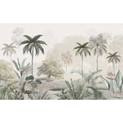 Muravie Soft Tropical Pattern 3D Wallpaper, Wall Decor