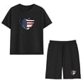 thumbnail image 6 of Iyufng Boys' and Girls' 2 Piece Sets,Summer Independence Day Printed Outfit Sets, 6 of 9