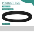 thumbnail image 2 of 2 Pieces 2 Inch Wide 50 Yards Stiff Horsehair Braid for Sewing, Polyester Horsehair Braid Wedding Dress Dance, Crinoline Fabric for Boning Hat Skirt Gowns Shaping Trimming Accessories (Black), 2 of 7
