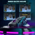 thumbnail image 4 of Ratón inalámbrico MMO para juegos SOLAKAKA SM809 Pro 24000 DPI, 4 of 9