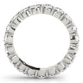 thumbnail image 3 of Jewel Gallery 2.2 Carat F-G VS1 Round Lab Grown Women's Diamond Eternity Bands in White Gold Prong Setting", 3 of 3