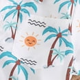 thumbnail image 5 of CAUYDY Baby and Toddler Boys' Short Sleeve Button Up Shirt and Shorts 2-Piece Outfit Set(L101-White,6-7 Y), 5 of 9