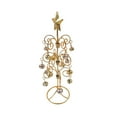 thumbnail image 3 of Mini árbol de Navidad de hierro, arte, árbol Artificial, artesanía, adorno de mesa con campana Dorado Zulema Árbol de Navidad, 3 of 8