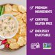thumbnail image 3 of Milton's Gluten Free Crackers, Olive Oil & Sea Salt - Non-GMO Project Verified, Kosher, Certified Gluten Free Snack, 3 Grains In Every Bite - 4.5 Oz, Pack of 3, 3 of 5