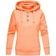 thumbnail image 2 of Puntoco Mujeres Señoras Sólido Con Capucha Botón Manga Larga Sudadera Pullover tops Camisa Puntoco Puntoco-5141, 2 of 4