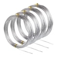 thumbnail image 2 of 4x Alambre de aluminio flexible de metal suave para esculpir joyas que hacen Plata SM SunniMix Alambre de aluminio flexible, 2 of 8