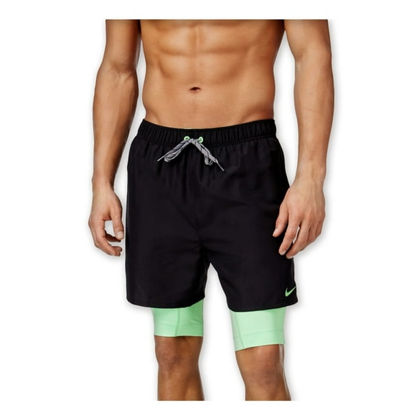 Nike Nike Mens 2in1 Training Swim Bottom Trunks