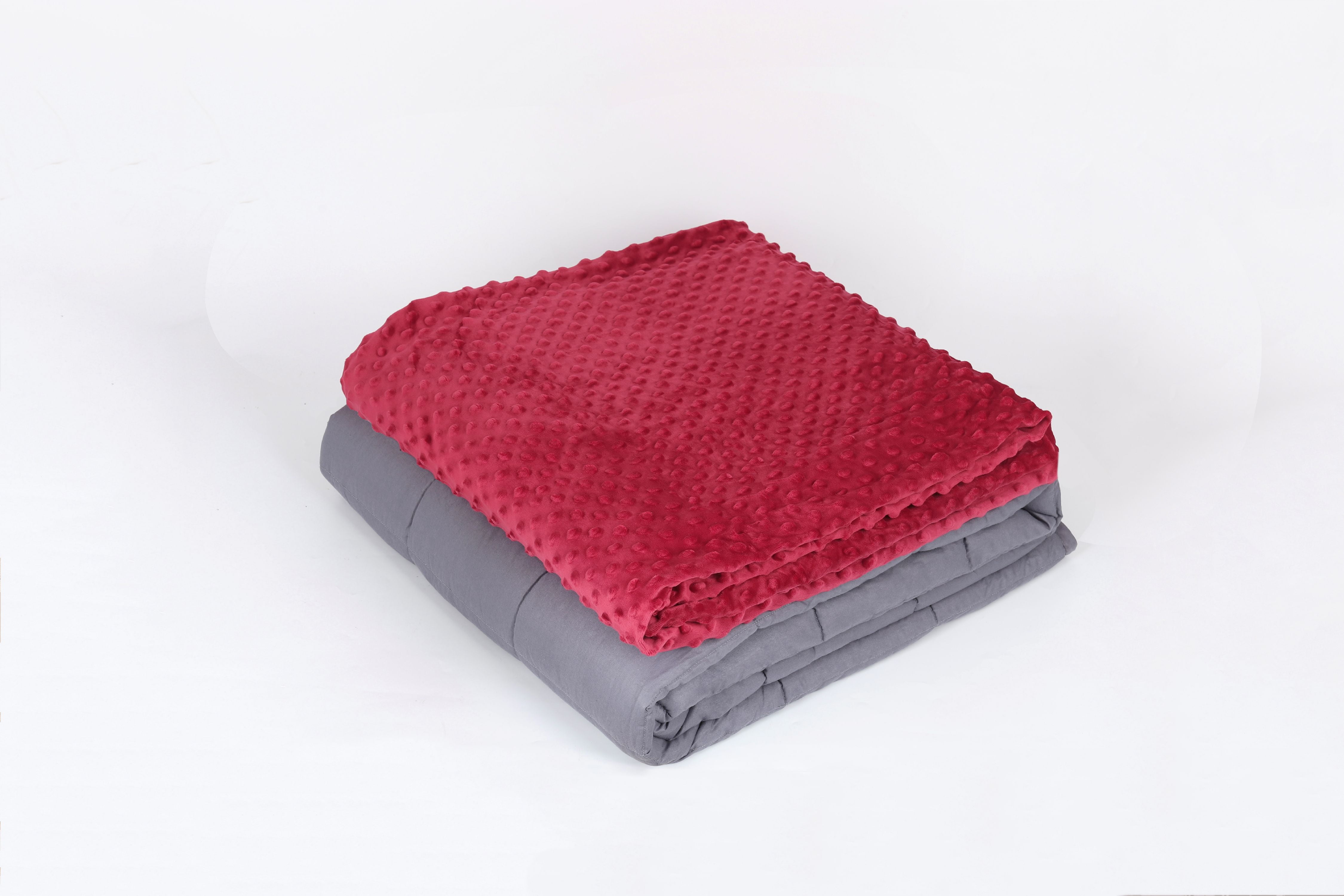 NEX 100 Cotton Adult Weighted Blanket 15lbs, 40” x 60” with Removable