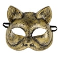 thumbnail image 1 of KAKOWELY Máscara de gato de simulación para fiesta de cosplay, máscara de animal de cosplay, máscara con forma de gato, máscara de disfraz para fiesta de disfraces de Halloween, 1 of 4