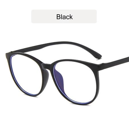 Fashion Computer Gaming Eyewear Anti Blue Light Glasses Office Goggles Round Glasses Blue Light Blocking BLACK