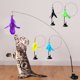 thumbnail image 1 of Shulemin - Juguete para gatos con forma de palo, juguete para gatos con forma de palo desmontable, ligero y potente, con ventosa, juguete de mano, producto para mascotas, 1 of 1