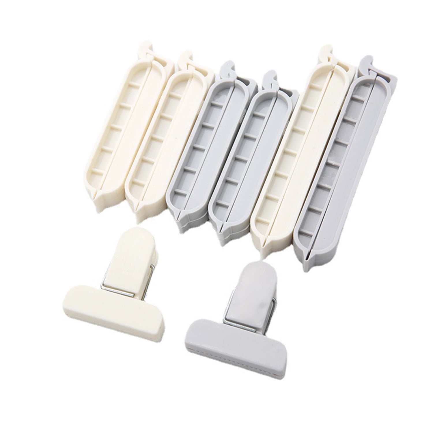 Food Bag Clips Set of 8 Combine with Different Sizes Plastic Snack