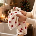 thumbnail image 7 of PYURTEP Christmas Hand Towels, 2 Pcs Soft Absorbent Holiday Kitchen Towels, Decorative Hand Towel for Christmas Bathroom Kitchen, 23.6 x 15.8 inch, 7 of 7