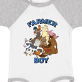 thumbnail image 4 of Inktastic Farmer Boy with Happy Farm Animals Boys or Girls Baby Bodysuit, 4 of 5