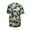 Navy/Sage, variant on Monterey Club Men's Tropical Paradise Print Camp Casual Golf Polo Shirt #1531