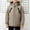 Beige, variant on Cethrio Boys Winter Coats Size 8, Warm Windproof Zip up Thickened Winter Jackets with Hood Black