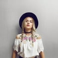 thumbnail image 3 of Miangastore Design Multifonctionnel Collier Brodé Coloré pour Femmes Diverses Occasions 1Ensemble, 3 of 8