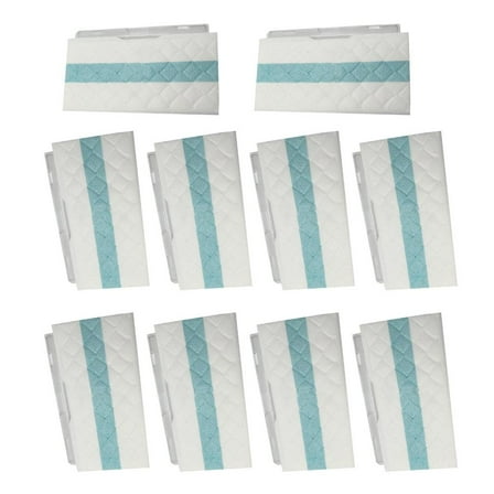 Tizuqe 10Pack Vacuum Mop Pads High Absorbency for Shark VM252 Mop Pad Hard Floor Cleaning Solution