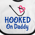 thumbnail image 4 of Inktastic Fishing Hooked on Daddy Boys or Girls Baby Bib, 4 of 4