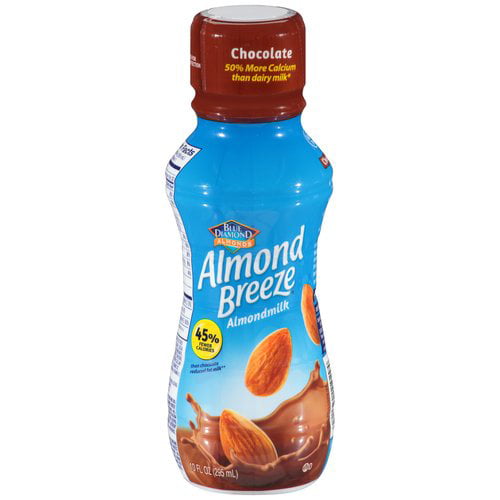 Blue Diamond Almond Breeze Chocolate Almond Milk, 10 fl oz ...