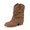CAMEL-2, variant on BURUDANI Girls Cowboy Cowgirl Western Boots 2-in-1 Embroidered Fashion Mid Calf Shoes Removable Cuff Black Size 12