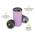 thumbnail image 2 of RTIC Stainless Steel Insulated Can Chiller with Lid, Fits 12 oz, 16oz, Lavender, 2 of 5