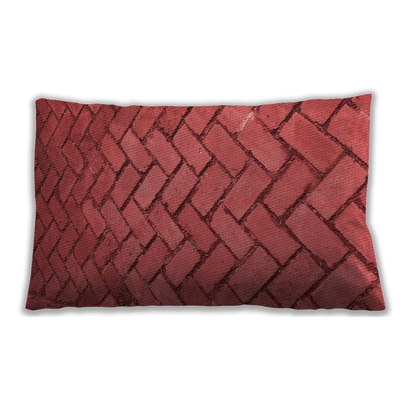 Ahgly Company Indoor Rectangular Contemporary Lumbar Throw Pillow, 13 inch by 19 inch