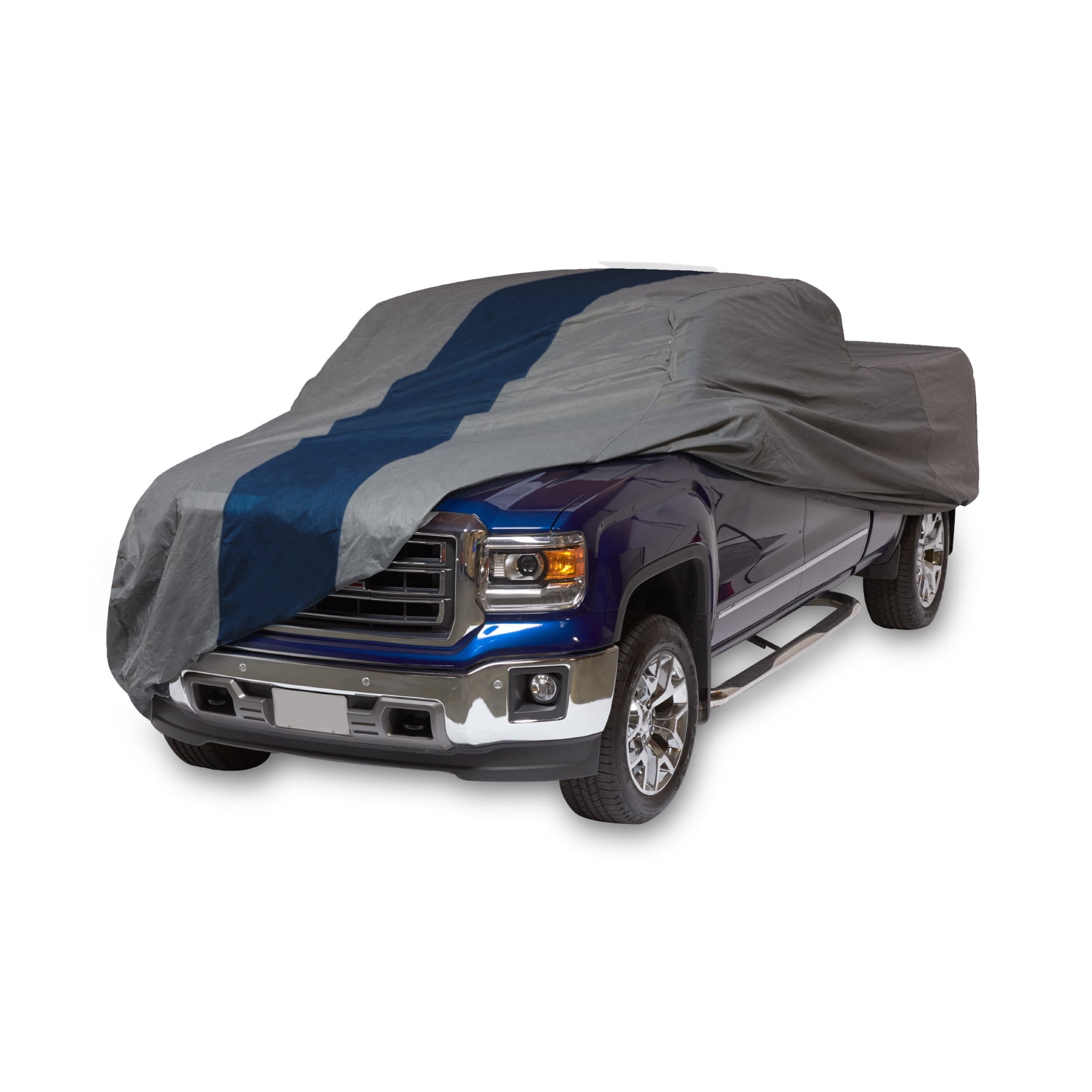 Waterproof Budge Rain Barrier Truck Cover Fits Long Bed Crew Cab up to 22' Long 
