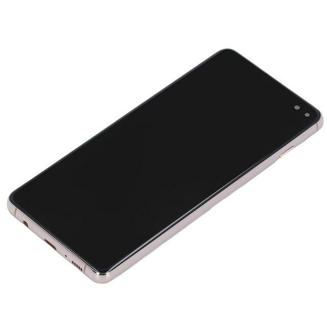 Conjunto de Digitalizador de Pantalla Táctil de Teléfono para Galaxy S10 Plus, Pezas de Resaracia de Repuesto de Pantalla Tft de Teléfono a Prueba de Arañazos Con Marco,