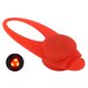 thumbnail image 4 of Luz colgante para collar de perro, colgante impermeable para cuello de perro, luz LED de seguridad con clips de acero inoxidable, color rojo, 4 of 5