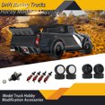 thumbnail image 4 of Vogacara Mando a distancia Car Front Diferencial Racing Automóvil Adultos Regalos Repuestos Reemplazo para UDI 1601 1602 SG1603 1604 Kits de construcción modelo Negro Juego diferencial Vogacara FN010308-01, 4 of 6