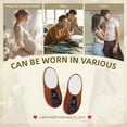 thumbnail image 7 of Disketp Orange Net Fishing Boat Women's Men's Slippers Plush Slip-On House Slipper for Winter Indoor Soft Cushion Non-slip Fluffy Slides Slippers-13, 7 of 7