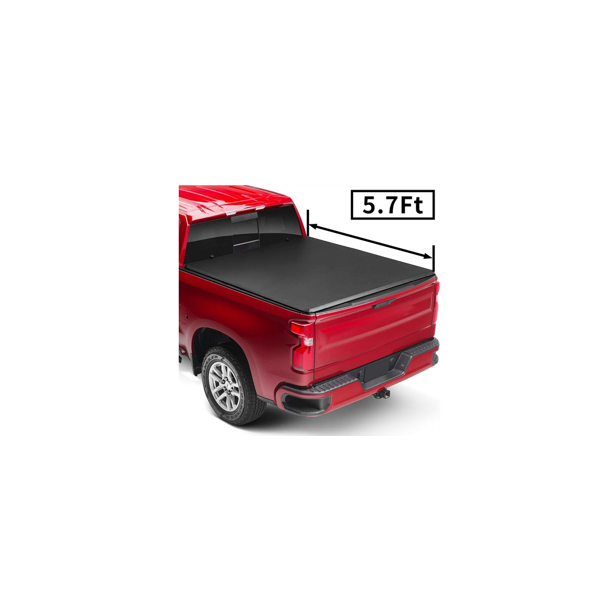 Tonneau Cover Black Soft Folding Truck Bed Tonneau Cover For 2009 2018 Dodge Ram 1500 2011 2018 Ram 2500 3500 Walmart Com Walmart Com