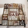 thumbnail image 2 of Grandpa Gift Blanket, Great Grandpa Birthday Gifts from Grandchildren, Best Father's Day Grandfather Gifts, Father's Day Presents for Grandpa Throw Blanket 50x60 Inch, 2 of 5