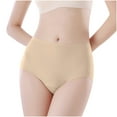 thumbnail image 6 of Kmdttou Women's Seamless Underwear Ladies Comfortable Large Size Avoidance Crotch Line Abdominal Contraction Panties Hight Waiste Underpants (Regular & Plus Size), 6 of 7