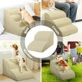 thumbnail image 7 of Dog Stairs for Small Dogs, High Density Foam Dog Steps, Extra Wide Non-Slip Pet Ramp for High Beds Or Couch, Soft Doggie Ladder for Dogs Injured, Older Pets, Small Cats, 7 of 7