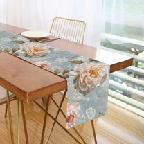 Yayeee Table Runner 90 inches Long Home Kitchen Dinning Party Decoration, Whimsical Rose