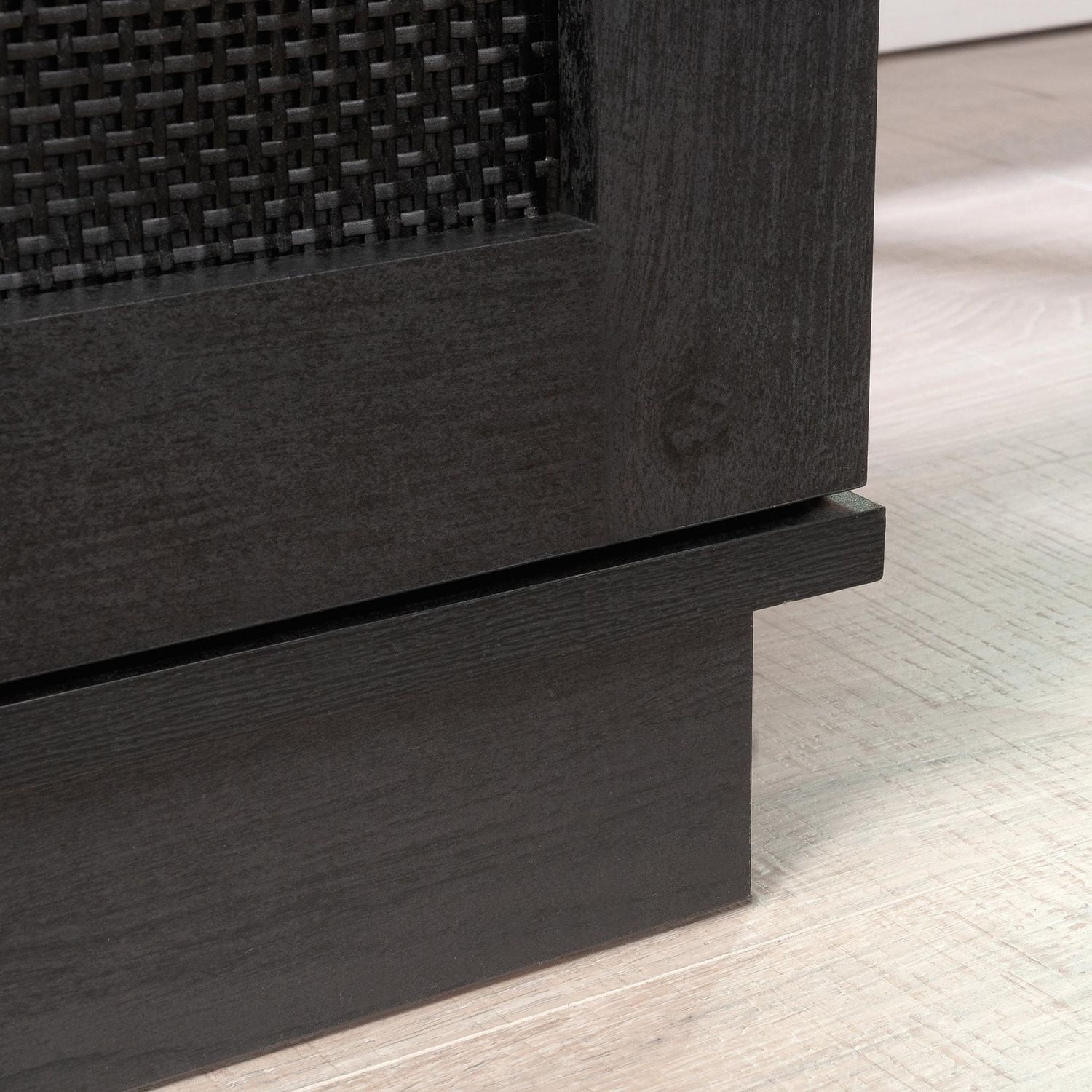 Sauder Tiffin Line Night Stand, Raven Oak, 433511