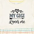thumbnail image 4 of Inktastic My Gigi Loves Me Girls Baby Dress, 4 of 5
