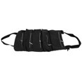 thumbnail image 3 of Bolsa de almacenamiento de herramientas, diseño de cremallera plegable de lona, bolsa enrollable de herramientas de alta capacidad, ligera y duradera, con correas, color negro, 3 of 8