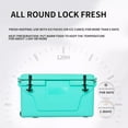 thumbnail image 3 of 65QT Multifunction Outdoor Camping Coolers, Portable Cooler with Wheels and Heavy Duty Handle, Ice Chests and Coolers for Camping, Fishing, Travel, Beach, 3 of 9