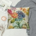 thumbnail image 2 of Creowell  Decorative Throw Pillow Covers Watercolor Flower Pillow Covers Floral Decorative Pillows for Couch Living Room Patio Farmhouse Outdoor Decor, 2 of 5