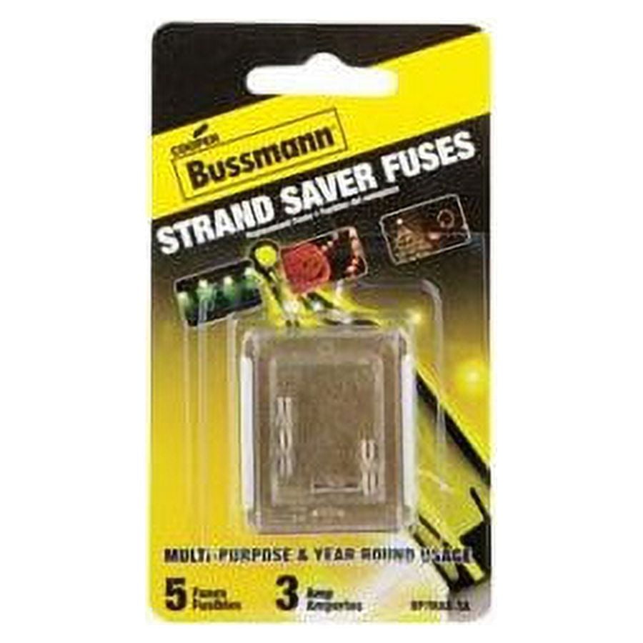 6 Pack) GMA 3 Amp 125 Volt Fast-Blow Fuses 0.2x0.78inch/5x20mm Used In-Plugs For String Lights And More (6, 3 AMP - Foto 9