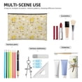 thumbnail image 4 of Susaid Cute Bee Gnomes Print Makeup Mini Bags for Women Multi Color Cosmetics Bag Travel Toiletry Bag Pencil Pouch Blank Makeup Bags with Zipper, 4 of 7