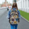 thumbnail image 6 of FORMRS Kids School Backpack Elementary Student Unisex Travel Bookbag with Reflective Stripes, Blue Flowers, 6 of 7