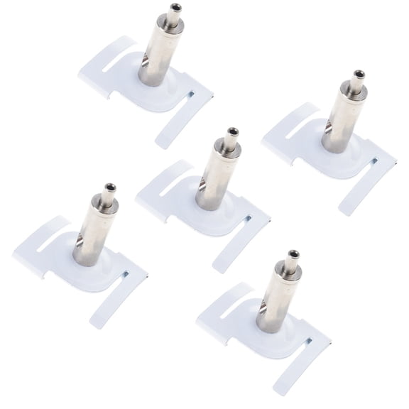 Pack of 5 Heavy Type Stainless Steel Ceiling Clamps for T Rod Secure Fixture Mounting with Adjustable Positioning