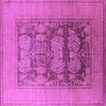 thumbnail image 1 of Ahgly Company Indoor Square Oriental Purple Industrial Area Rugs, 7' Square, 1 of 4